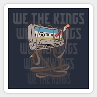 We The Kings Cassette Magnet